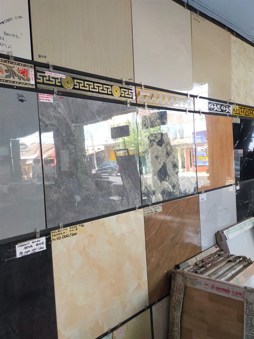 Granit glossy motif marmer